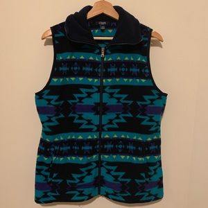 Comfy Fleece Patterned Vest